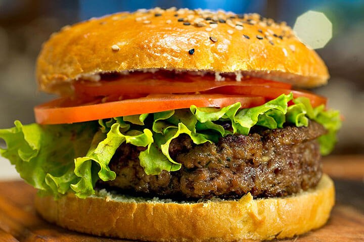 Hambúrguer de carne moída