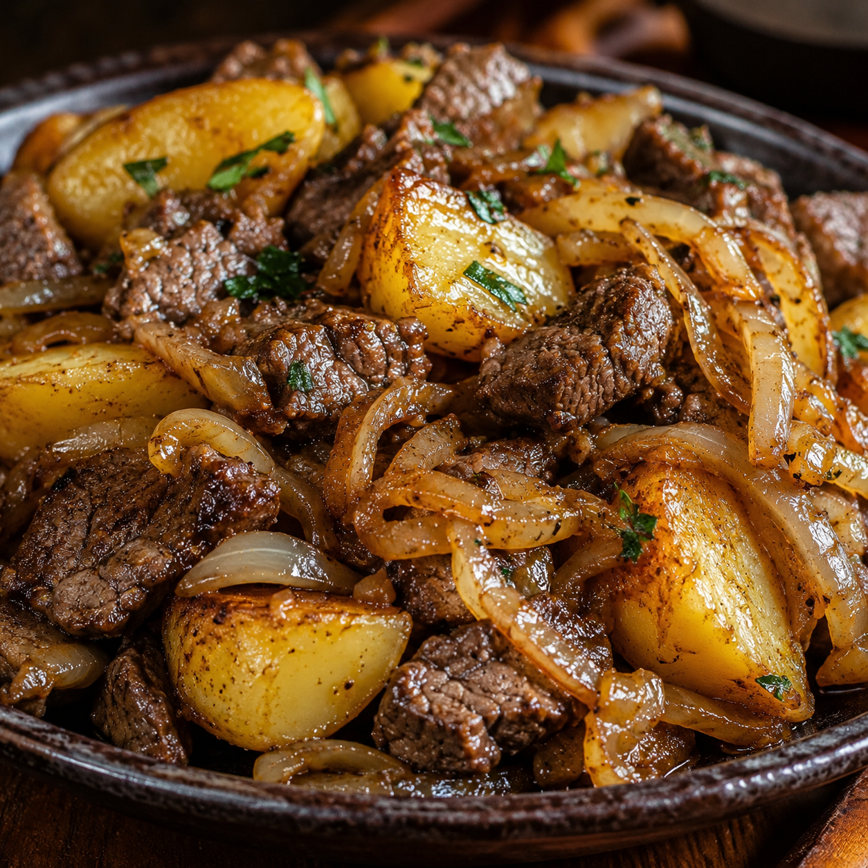 Macarrão cremoso de frigideira